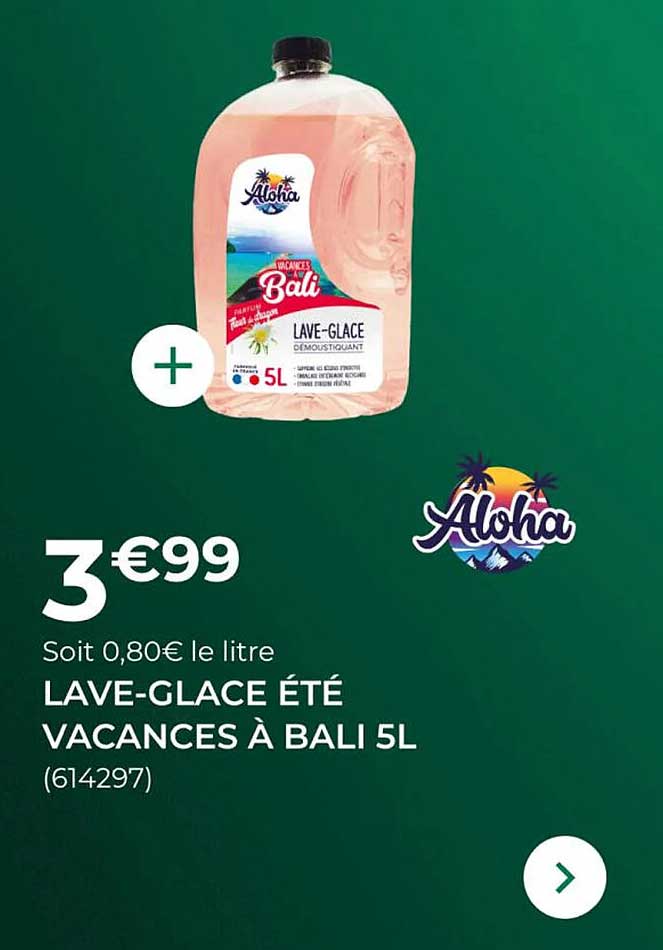 LAVE-GLACE ÉTÉ VACANCES À BALI 5L