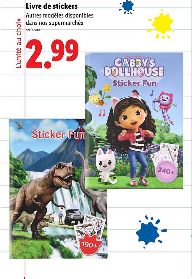 Livre de stickers