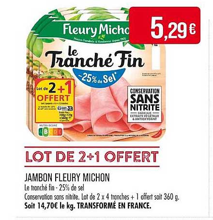 LOT DE 2+1 OFFERT