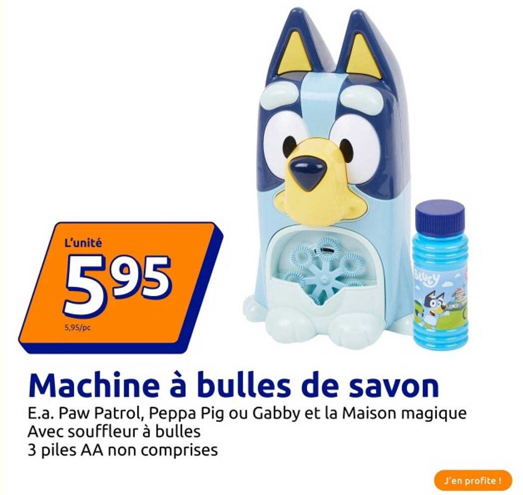 Machine à bulles de savon