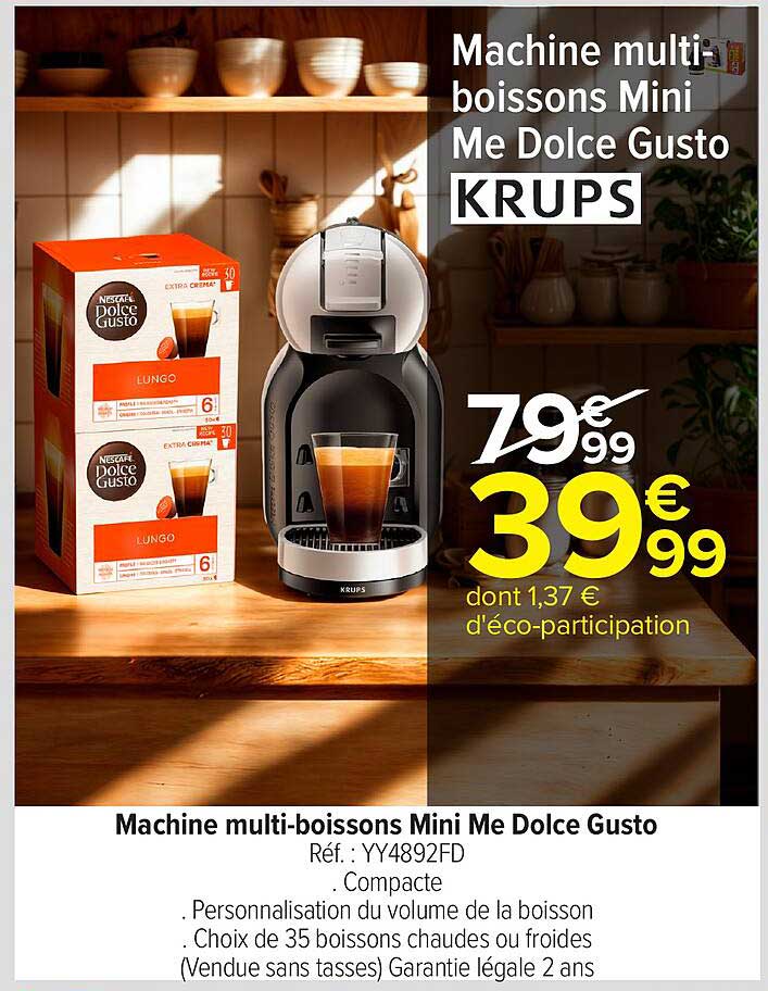 Machine multi-boissons Mini Me Dolce Gusto KRUPS