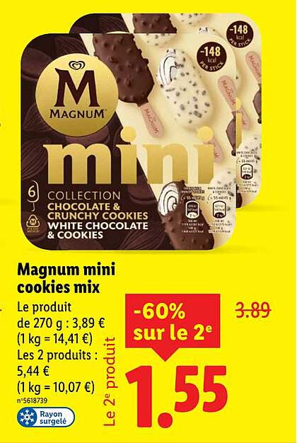 Magnum mini cookies mix