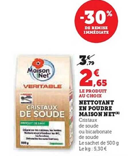 NETTOYANT EN POUDRE MAISON NET