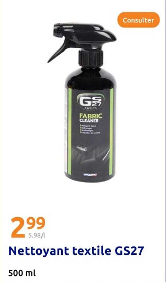 Nettoyant textile GS27