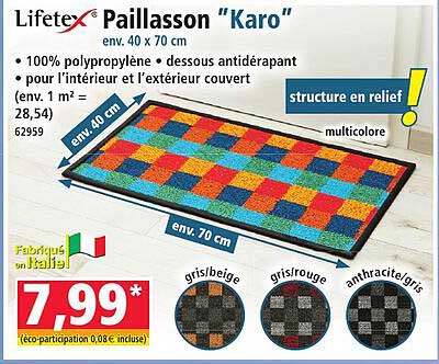 Paillasson "Karo"