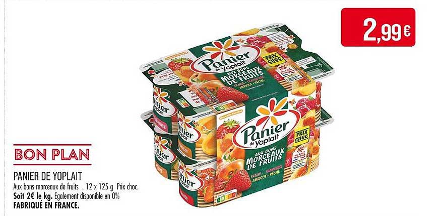 PANIER DE YOPLAIT