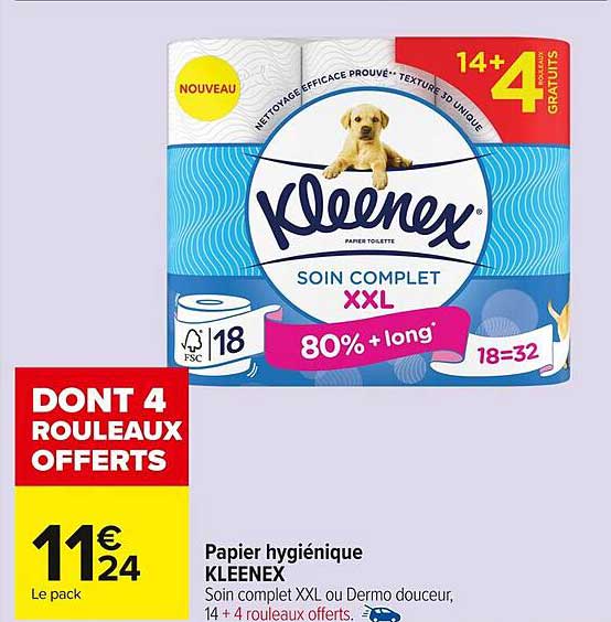 Papier hygiénique KLEENEX
