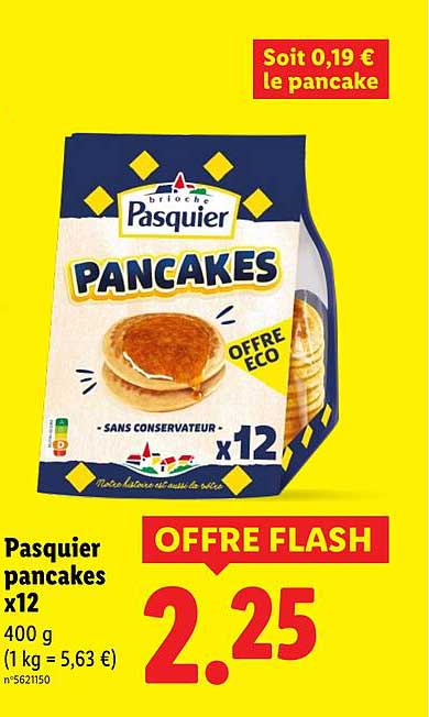 Pasquier pancakes x12