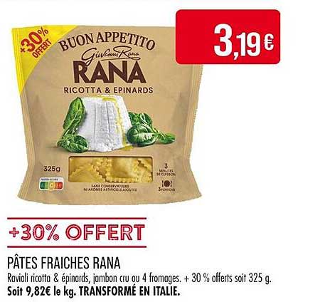 PÂTES FRAÎCHES RANA