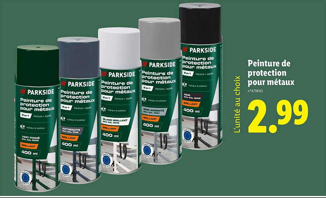 Peinture de protection pour métaux