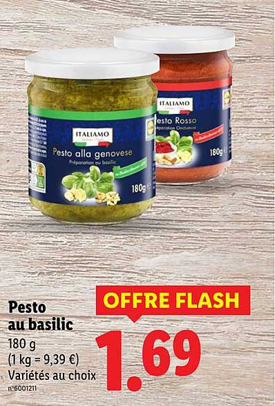 Pesto au basilic