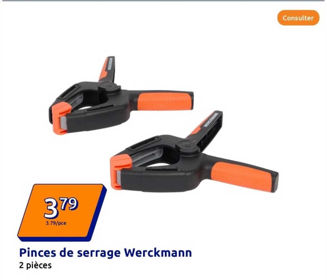 Pinces de serrage Werckmann