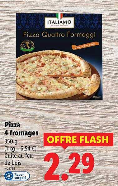 Pizza 4 fromages