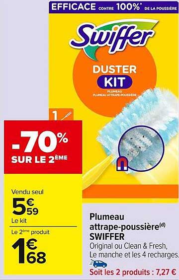 Plumeau attrape-poussière Swiffer