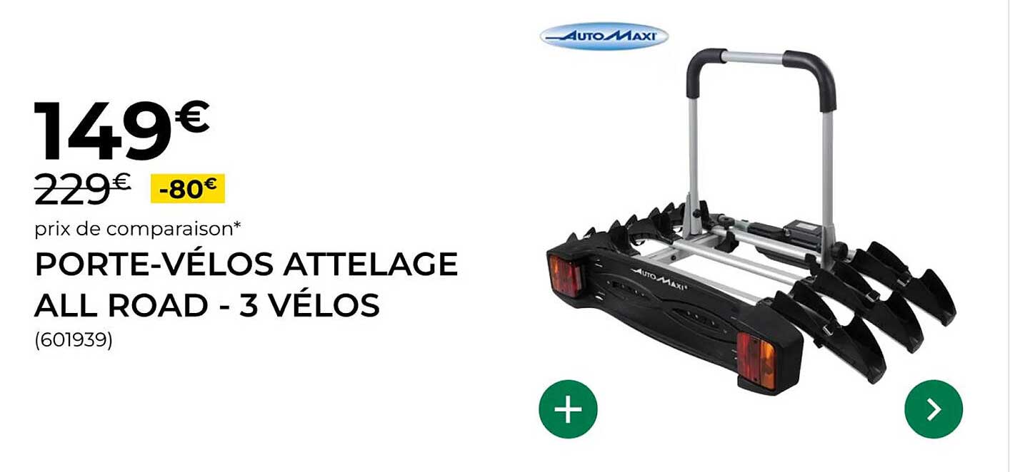 PORTE-VÉLOS ATTELAGE ALL ROAD - 3 VÉLOS