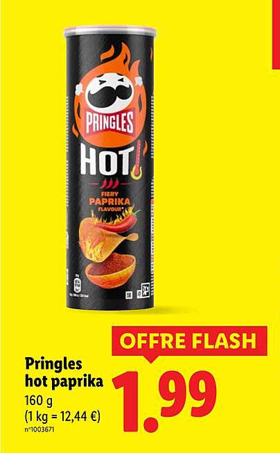 Pringles hot paprika