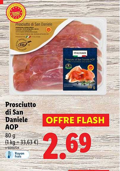 Prosciutto di San Daniele AOP