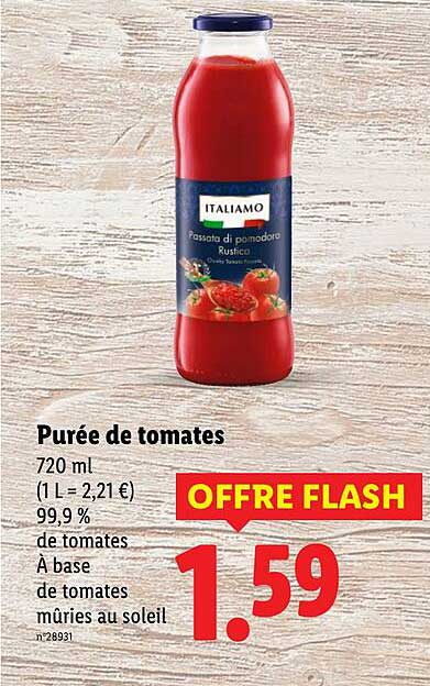 Purée de tomates