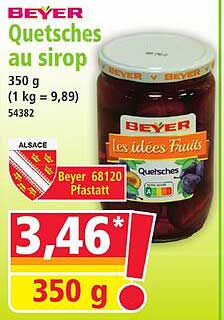 Quetsches au sirop