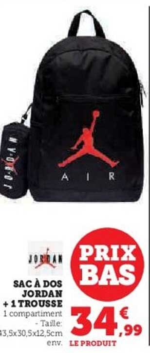 SAC À DOS JORDAN + 1 TROUSSE