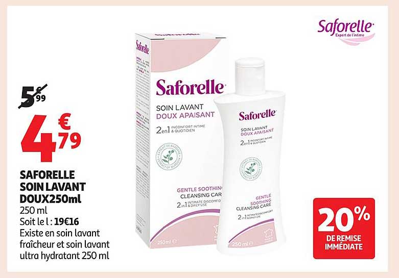 SAFORELLE SOIN LAVANT DOUX 250ml
