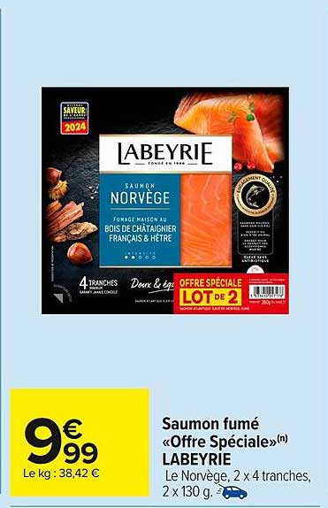 Saumon fumé «Offre Spéciale»(n) LABEYRIE