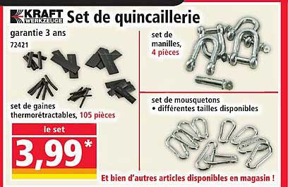 Set de quincaillerie