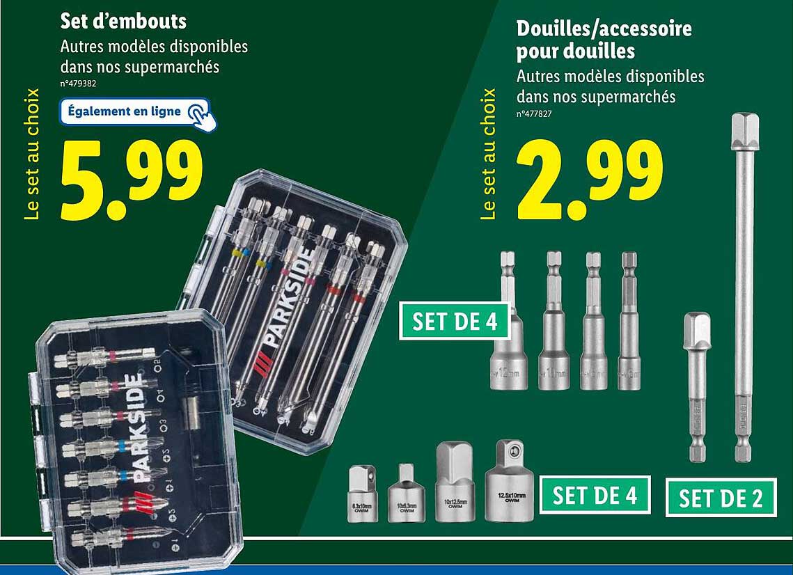 Set d’embouts