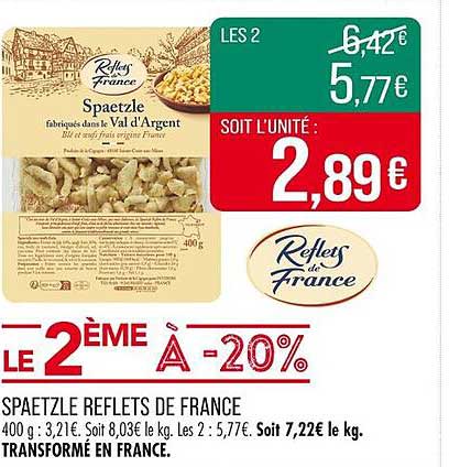 SPAETZLE REFLETS DE FRANCE