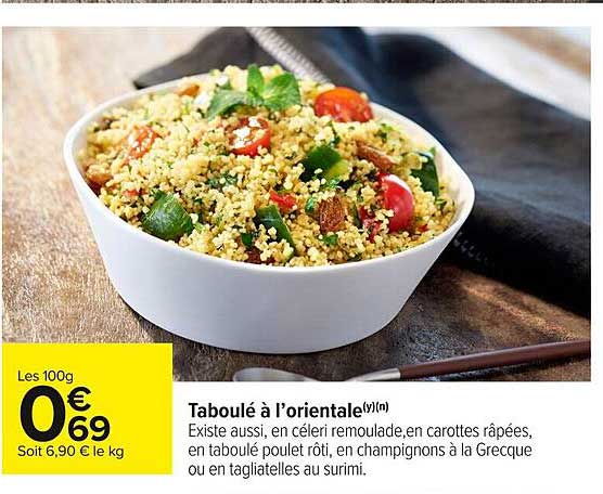 Taboulé à l’orientale