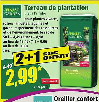 Terreau de plantation prêt à l'emploi