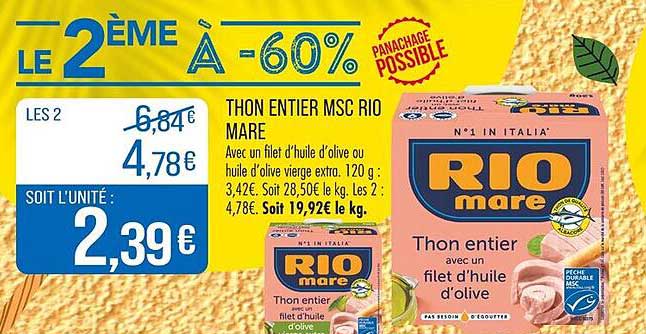 THON ENTIER MSC RIO MARE