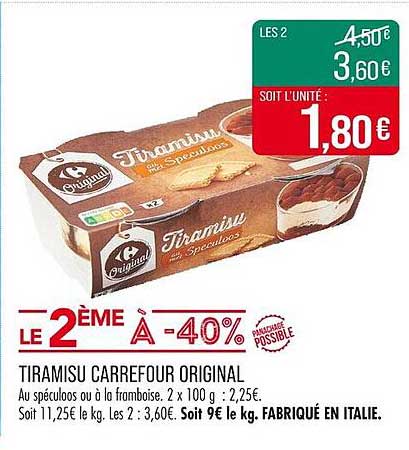 TIRAMISU CARREFOUR ORIGINAL