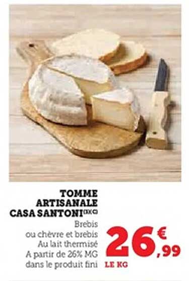 TOMME ARTISANALE CASA SANTONI