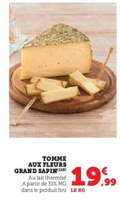 TOMME AUX FLEURS GRAND SAPIN