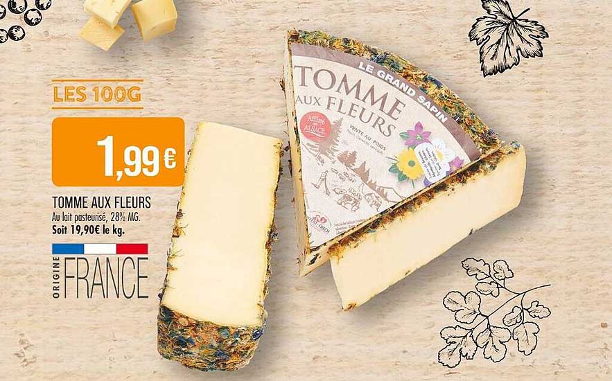 TOMME AUX FLEURS