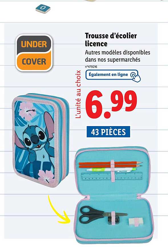 Trousse d’écolier licence