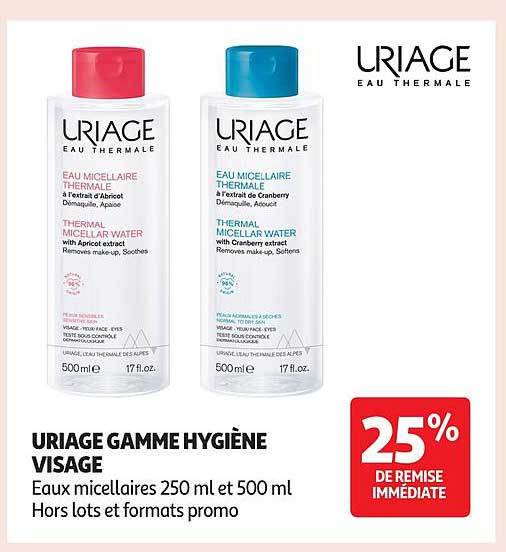 URIAGE GAMME HYGIÈNE VISAGE