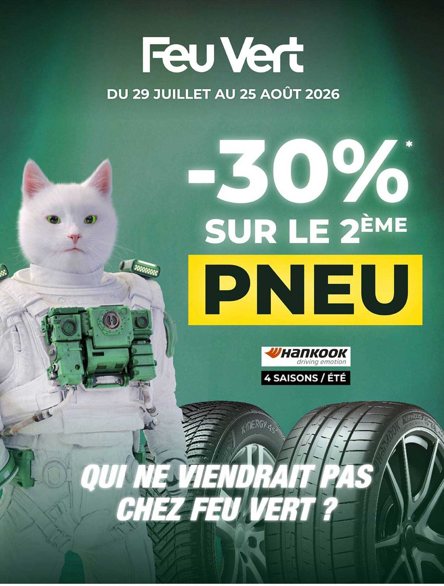 -30%* SUR LE 2ÈME PNEU