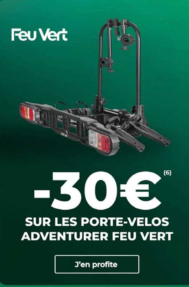 -30€ SUR LES PORTE-VELOS ADVENTURER FEU VERT