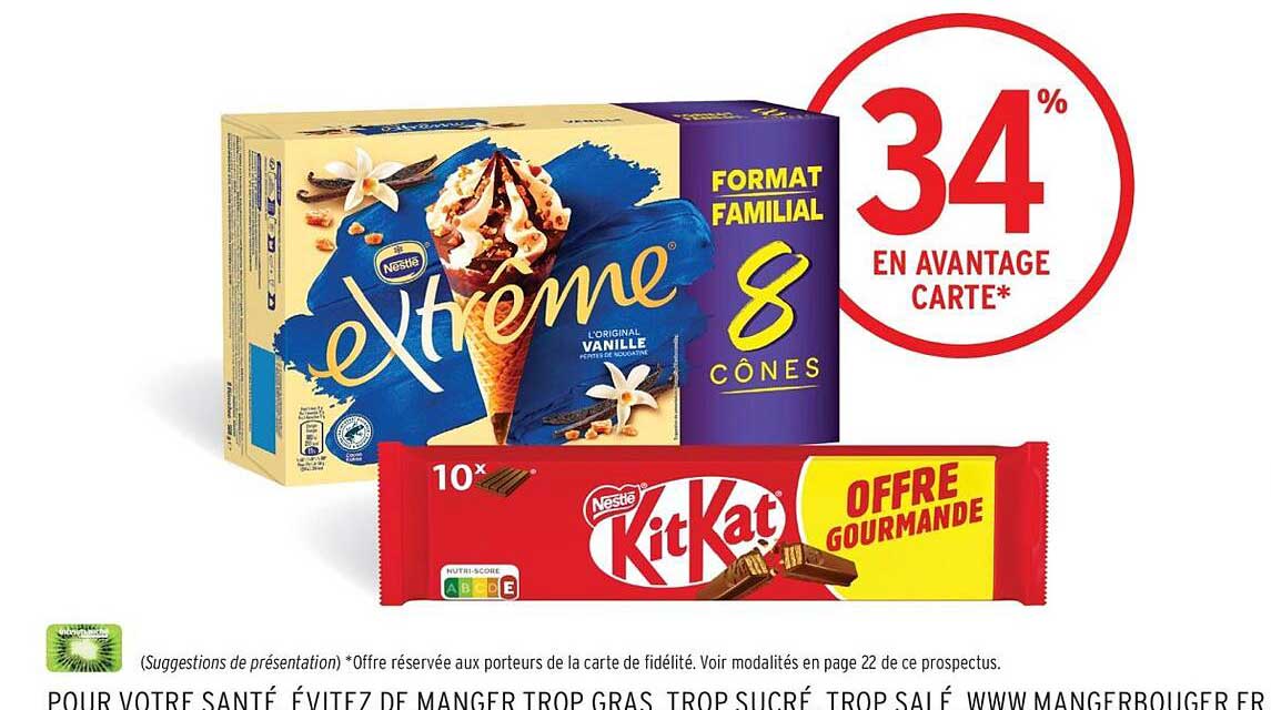 34% EN AVANTAGE CARTE*