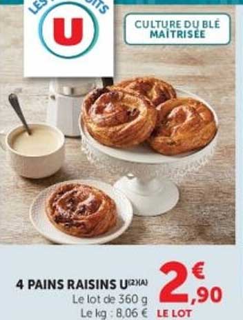 4 PAINS RAISINS U (2X4)