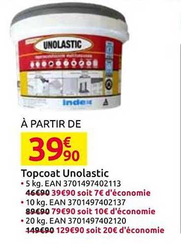 À PARTIR DE 39€90