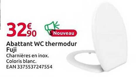 Abattant WC thermodur Fuji