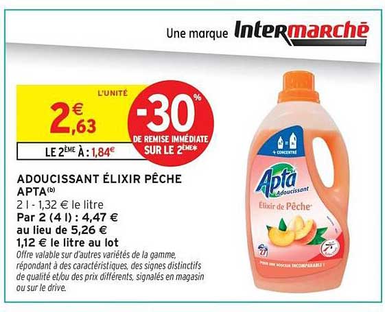 ADOUCISSANT ÉLIXIR PÊCHE APTA(b)