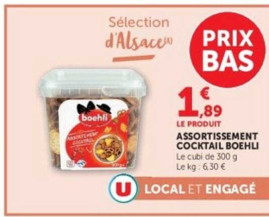 ASSORTISSEMENT COCKTAIL BOEHLI