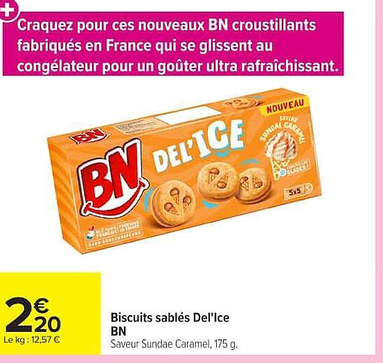Biscuits sablés Del'Ice BN