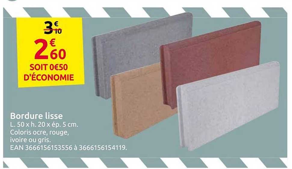 Bordure lisse