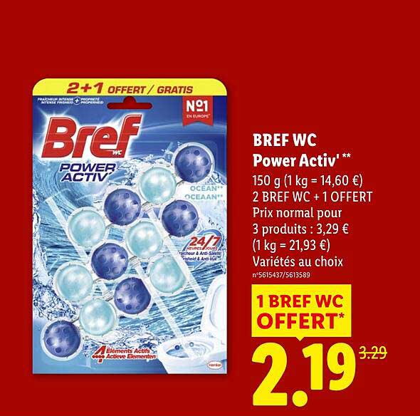 BREF WC Power Activ**