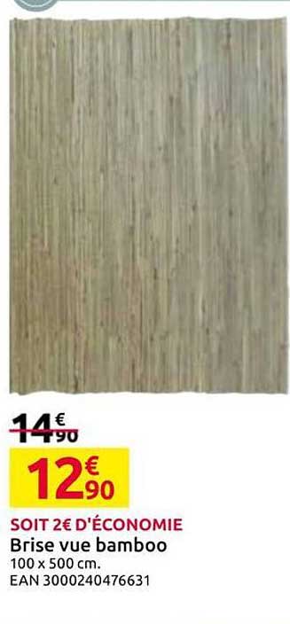Brise vue bamboo
